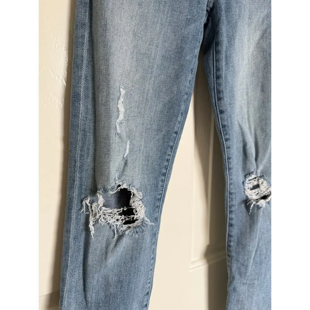 Mother The Rascal Ankle Snippet Slim Straight Jean Blast from the Past 25